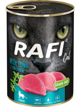 Rafi Mokra Karma Dla Kotów Sterylizowanych Z Tuńczykiem 400 g